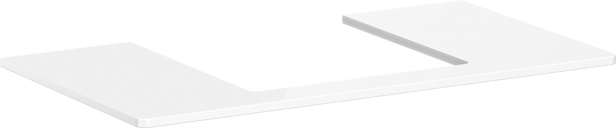 Hansgrohe Xelu Q szekrény feletti pult 98x55 cm fehér 54095050