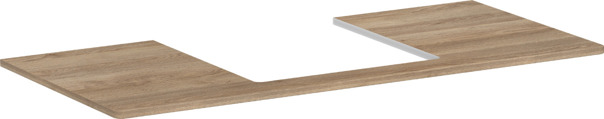 Hansgrohe Xelu Q szekrény feletti pult 118x55 cm tölgy 54096230