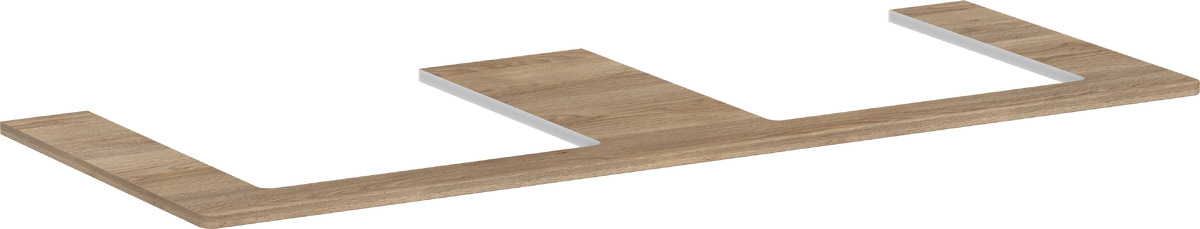 Hansgrohe Xelu Q szekrény feletti pult 136x55 cm tölgy 54099230