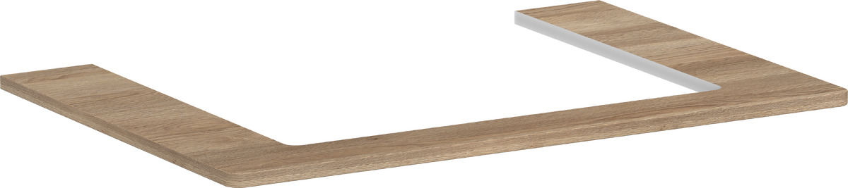 Hansgrohe Xelu Q szekrény feletti pult 78x55 cm tölgy 54109230