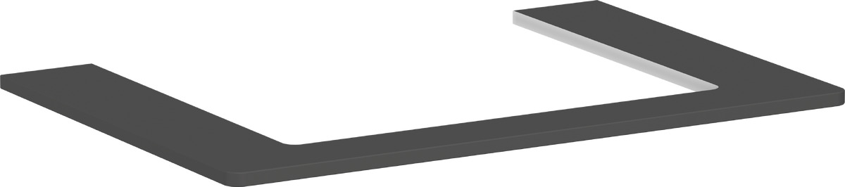 Hansgrohe Xelu Q szekrény feletti pult 78x55 cm szürke 54109910