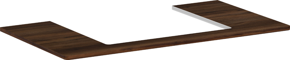 Hansgrohe Xelu Q szekrény feletti pult 98x55 cm dió 54110630