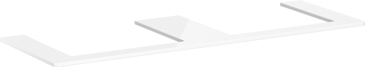 Hansgrohe Xelu Q szekrény feletti pult 156x55 cm fehér 54112050