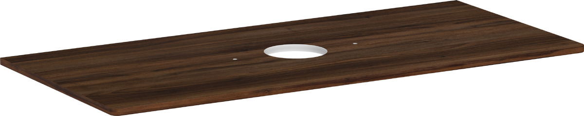 Hansgrohe Xelu Q szekrény feletti pult 118x55 cm dió 54115630