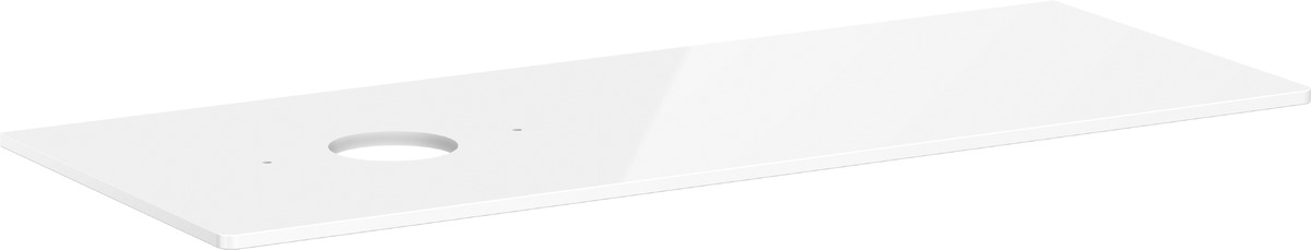 Hansgrohe Xelu Q szekrény feletti pult 136x55 cm fehér 54116050