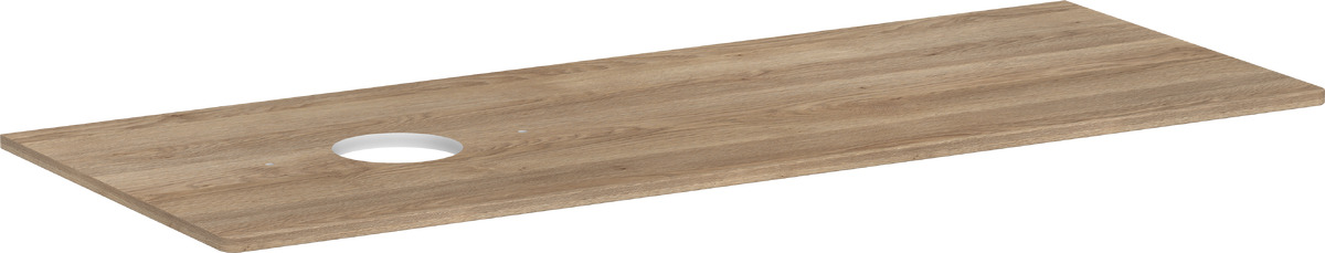 Hansgrohe Xelu Q szekrény feletti pult 136x55 cm tölgy 54116230