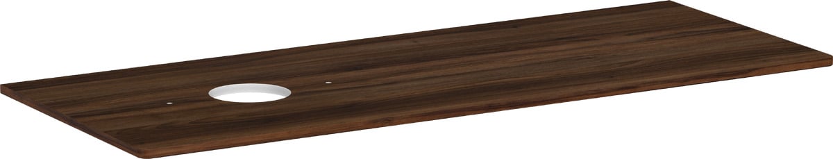 Hansgrohe Xelu Q szekrény feletti pult 136x55 cm dió 54116630