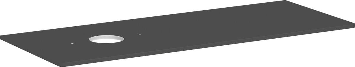 Hansgrohe Xelu Q szekrény feletti pult 136x55 cm szürke 54116910
