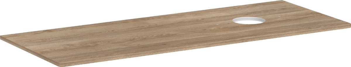 Hansgrohe Xelu Q szekrény feletti pult 136x55 cm tölgy 54117230