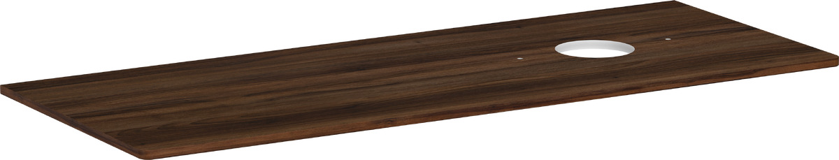 Hansgrohe Xelu Q szekrény feletti pult 136x55 cm dió 54117630