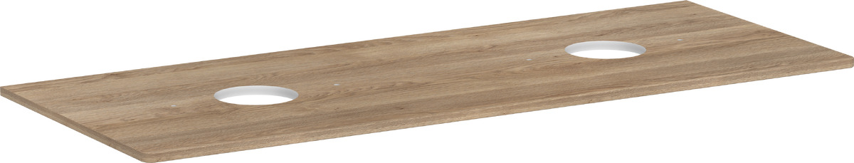 Hansgrohe Xelu Q szekrény feletti pult 136x55 cm tölgy 54118230
