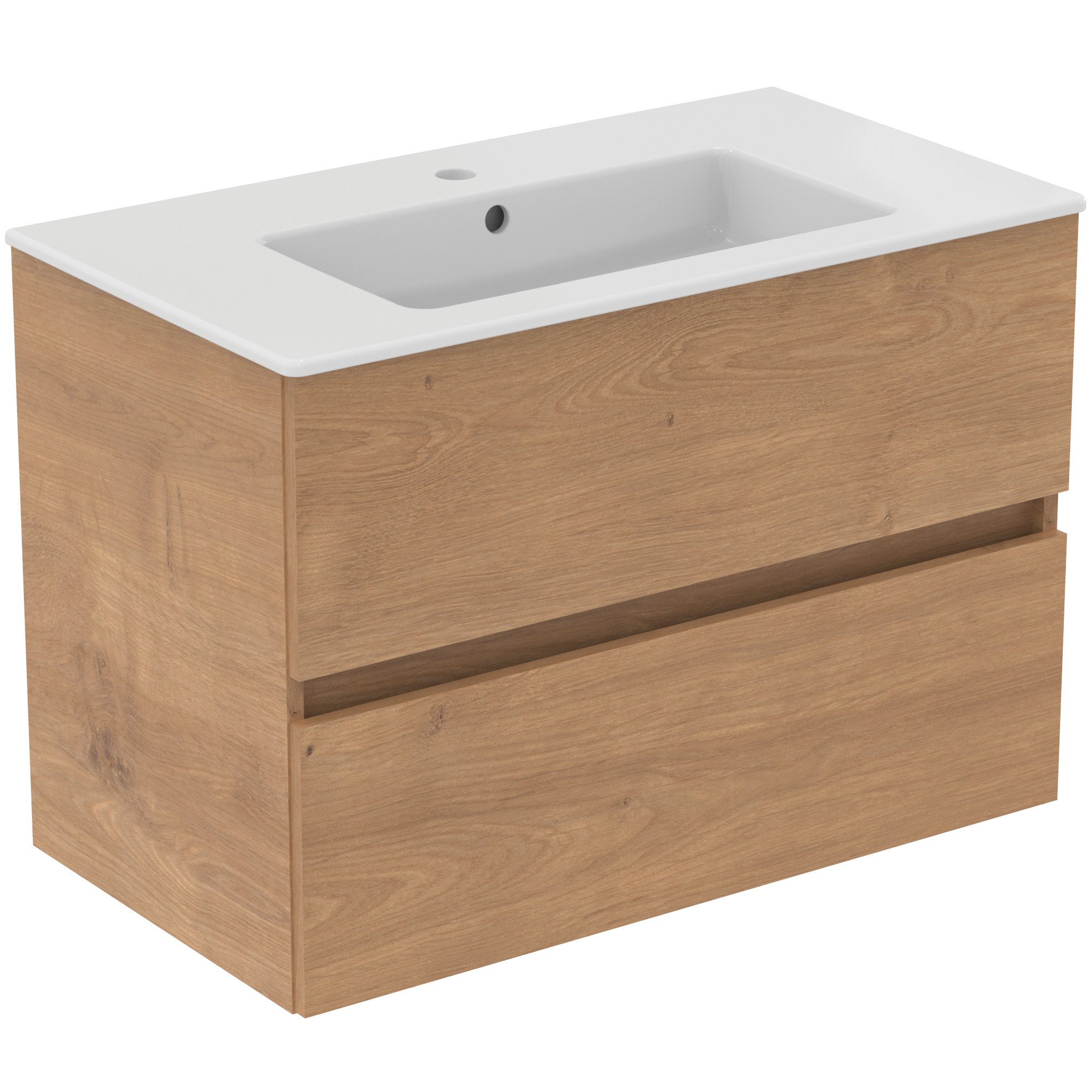 Ideal Standard Eurovit+ mosdó szekrénnyel 81.5 cm tölgy R0574Y8