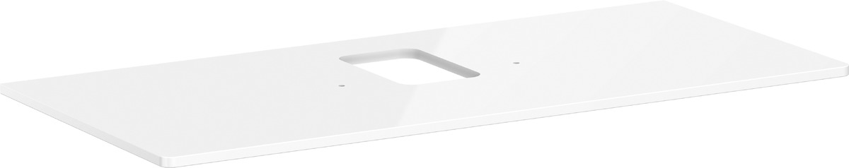 Hansgrohe Xelu Q szekrény feletti pult 118x55 cm fehér 54122050