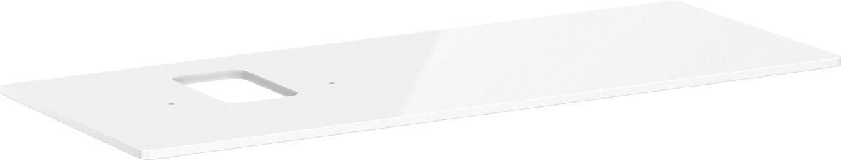 Hansgrohe Xelu Q szekrény feletti pult 136x55 cm fehér 54123050