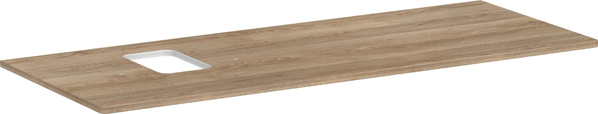 Hansgrohe Xelu Q szekrény feletti pult 136x55 cm tölgy 54123230