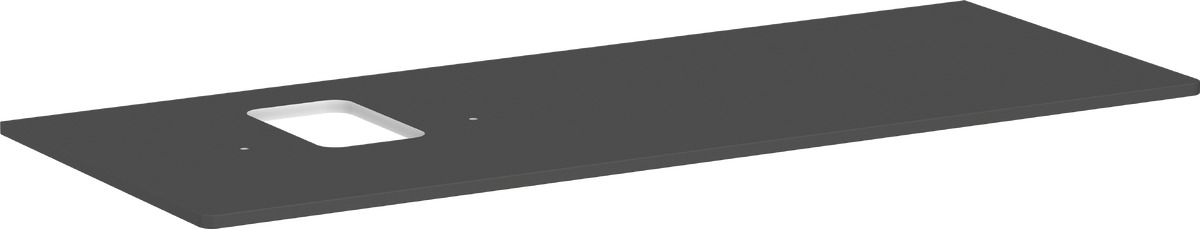 Hansgrohe Xelu Q szekrény feletti pult 136x55 cm szürke 54123910