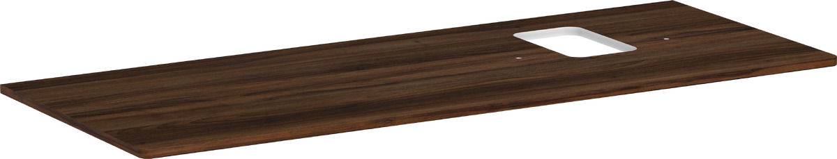 Hansgrohe Xelu Q szekrény feletti pult 136x55 cm dió 54124630