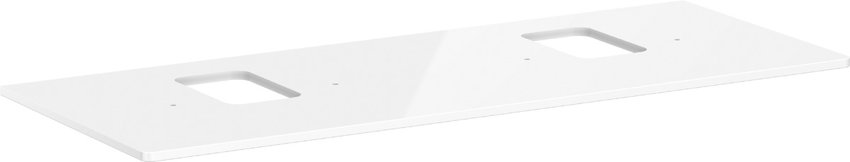 Hansgrohe Xelu Q szekrény feletti pult 136x55 cm fehér 54125050
