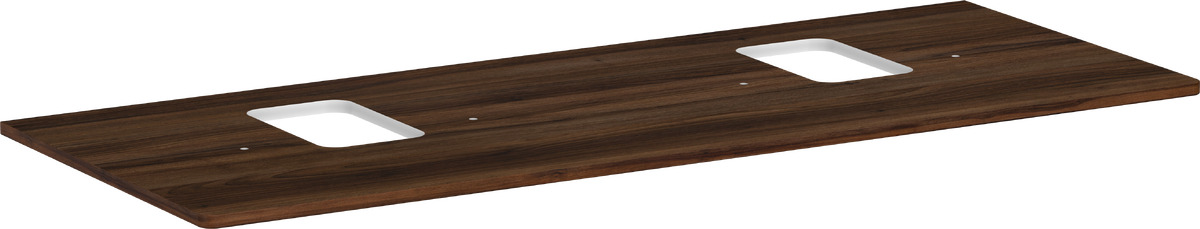 Hansgrohe Xelu Q szekrény feletti pult 136x55 cm dió 54125630