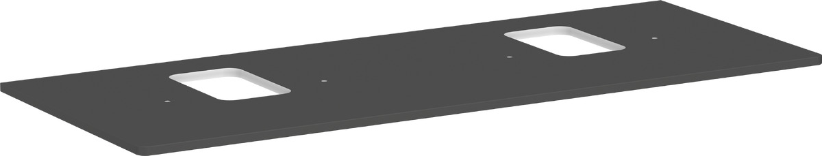 Hansgrohe Xelu Q szekrény feletti pult 136x55 cm szürke 54125910