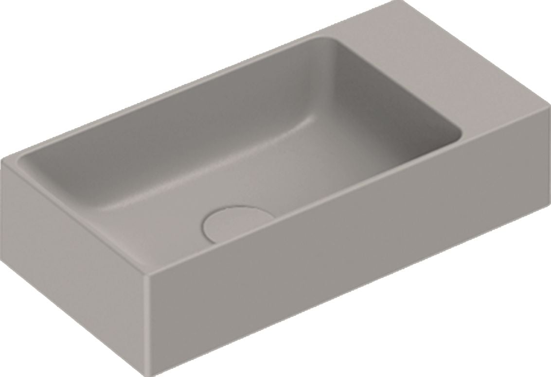 Catalano Verso mosdótál 50x25 cm négyszögletes klasszikus fekete 0220521022