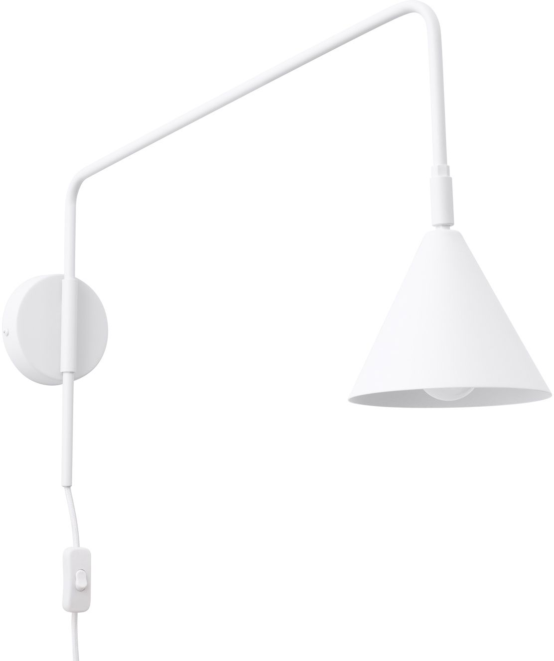 Sollux Lighting Nox oldalfali lámpa 1x10 W fehér SL.1696