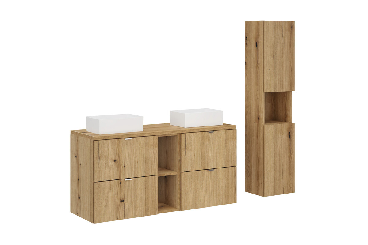 Készlet szekrény Comad Nova Oak NOVA OAK A 82-50-2S, szekrény Comad Nova Oak NOVA OAK A 80-03-2D(W80-01A), NOVA OAK 81-20-39, UN-GAJA35-SW 78570A(35), NOVA OAK A 89-120