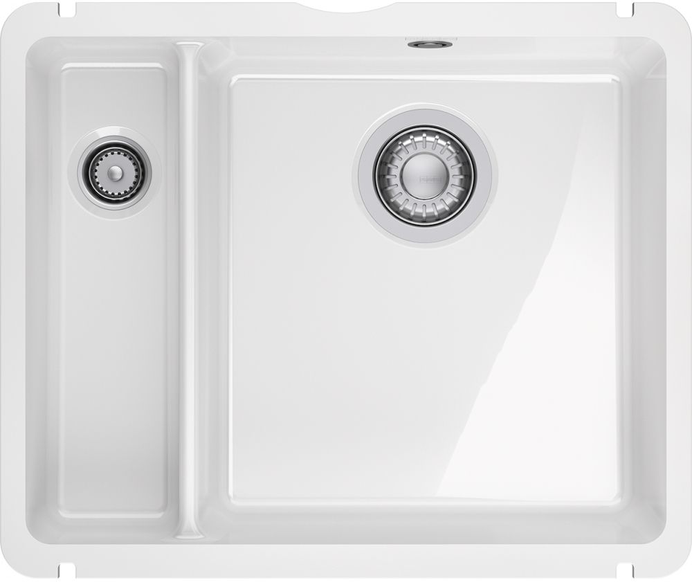 Franke KubusX kerámia mosogató 49x40 cm fehér 126.0738.298