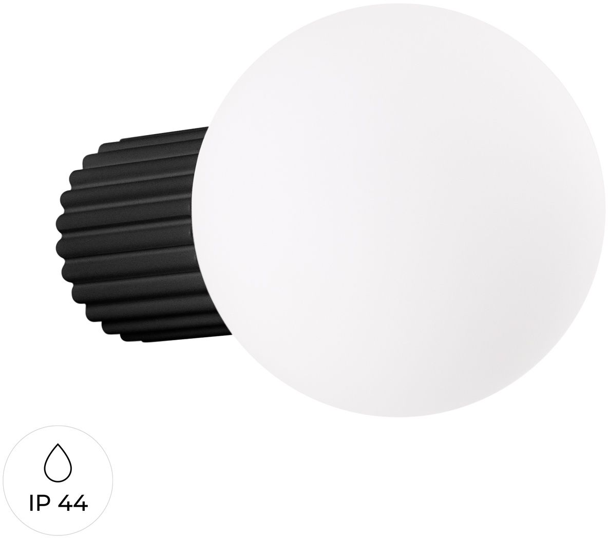 Sollux Lighting Halo oldalfali lámpa 1x8 W fehér-fekete SL.1712