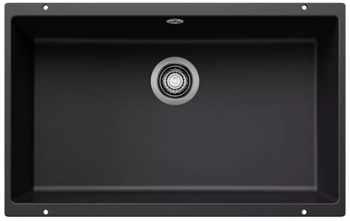Blanco Rotan 700-U gránit mosogató 70x40 cm fekete 526099