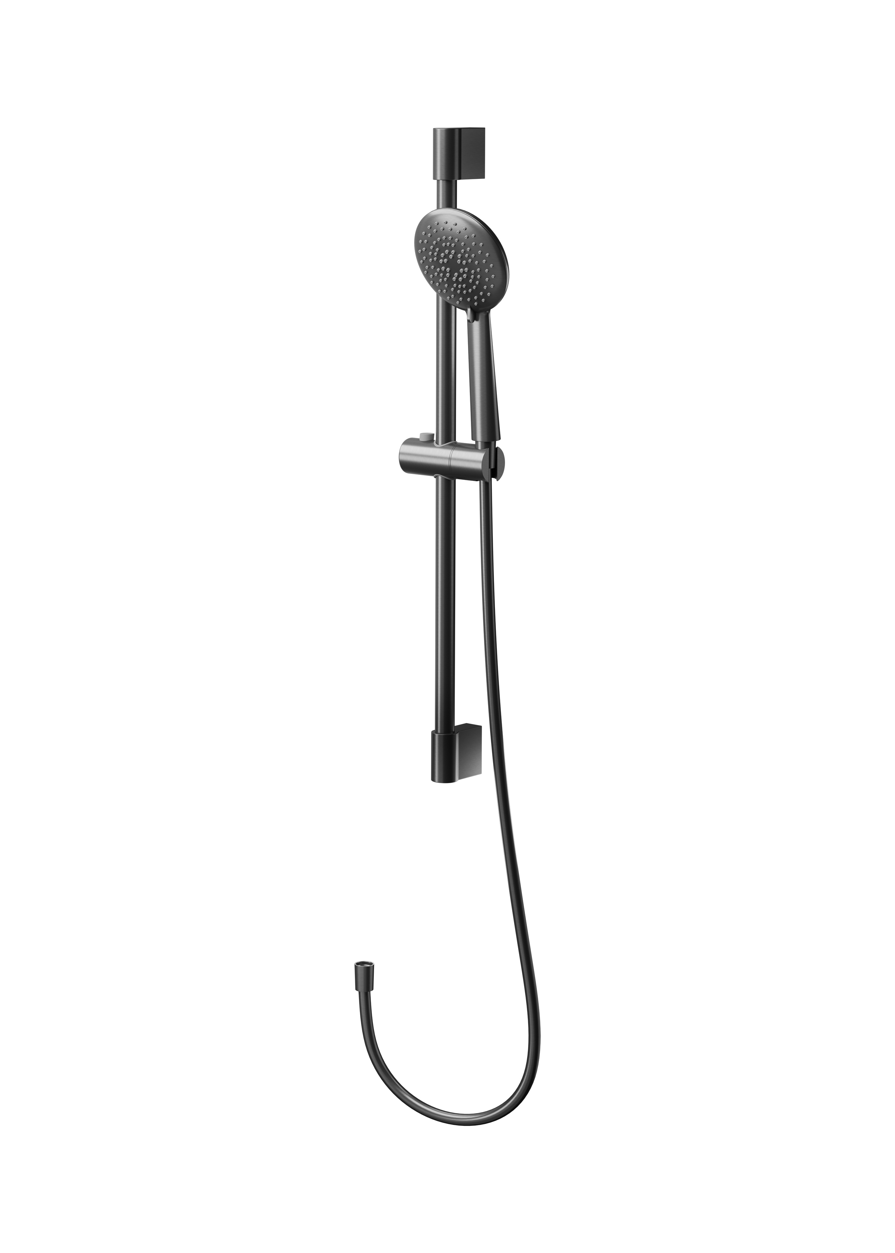 Cersanit Zen zuhany készlet fal fekete-grafit S951-859