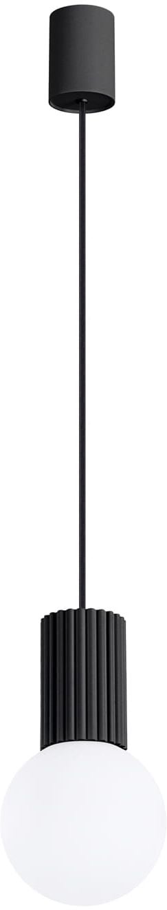 Sollux Lighting Halo függőlámpa 1x8 W fehér-fekete SL.1714