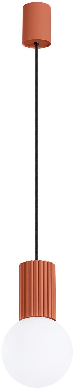 Sollux Lighting Halo függőlámpa 1x8 W fehér-piros SL.1729
