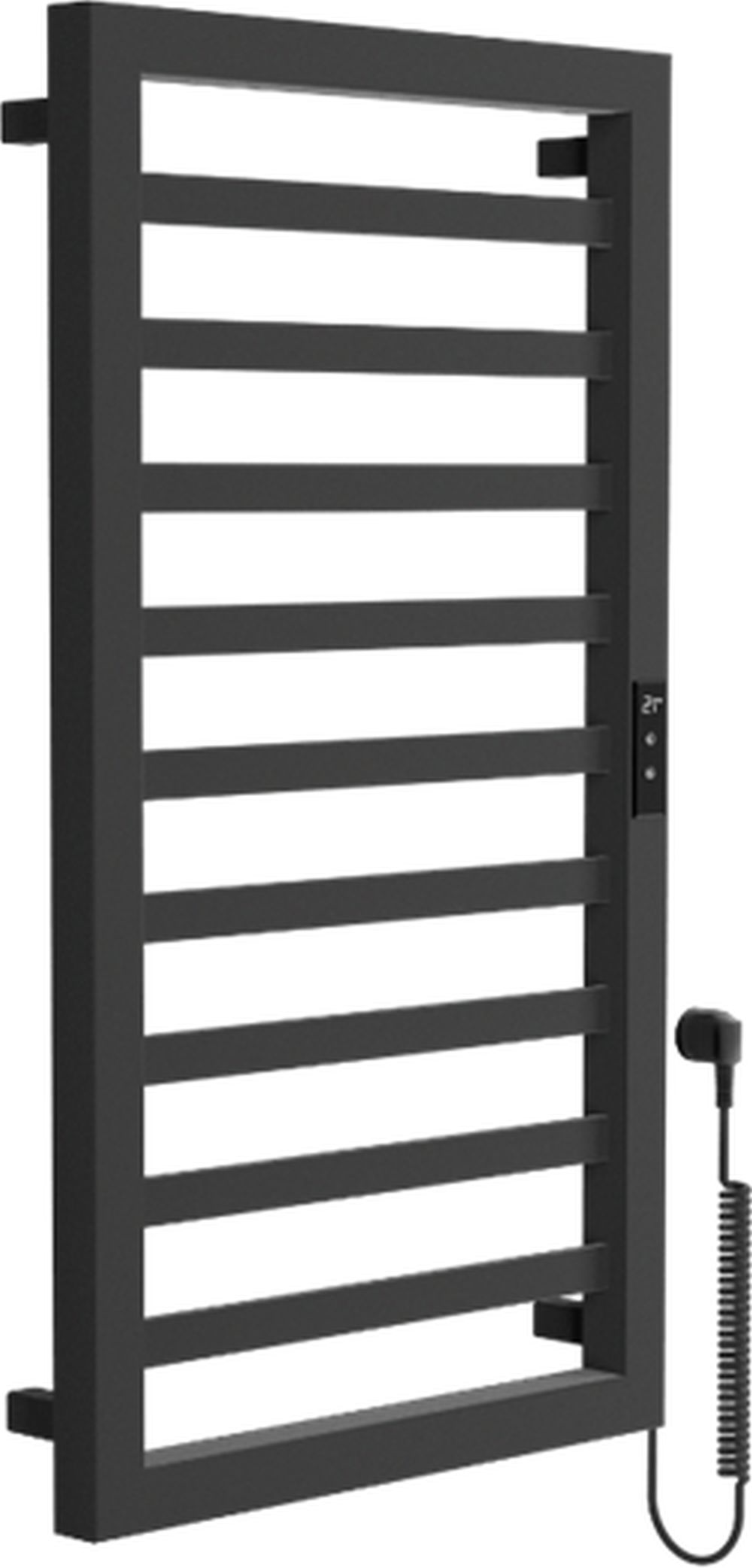 Excellent Brego elektromos fűtés 91x50 cm fekete GREX.BRS91.BL