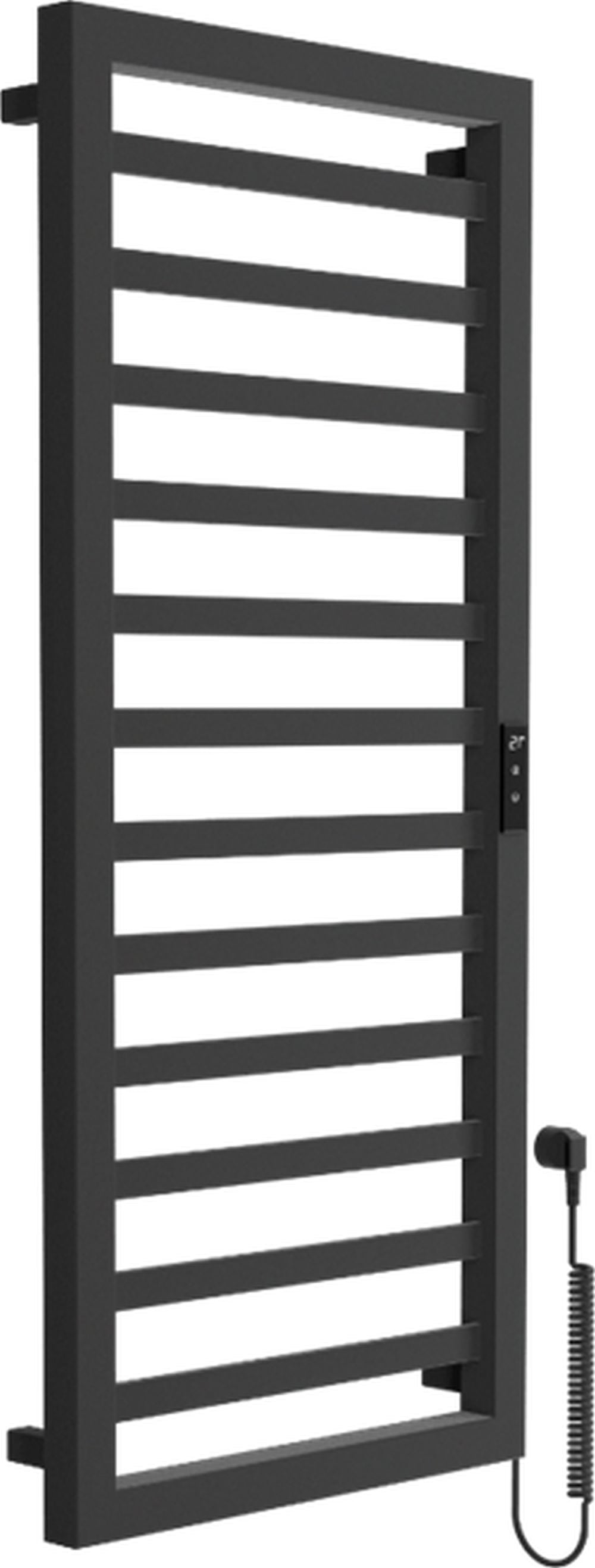 Excellent Brego elektromos fűtés 115x50 cm fekete GREX.BRS115.BL