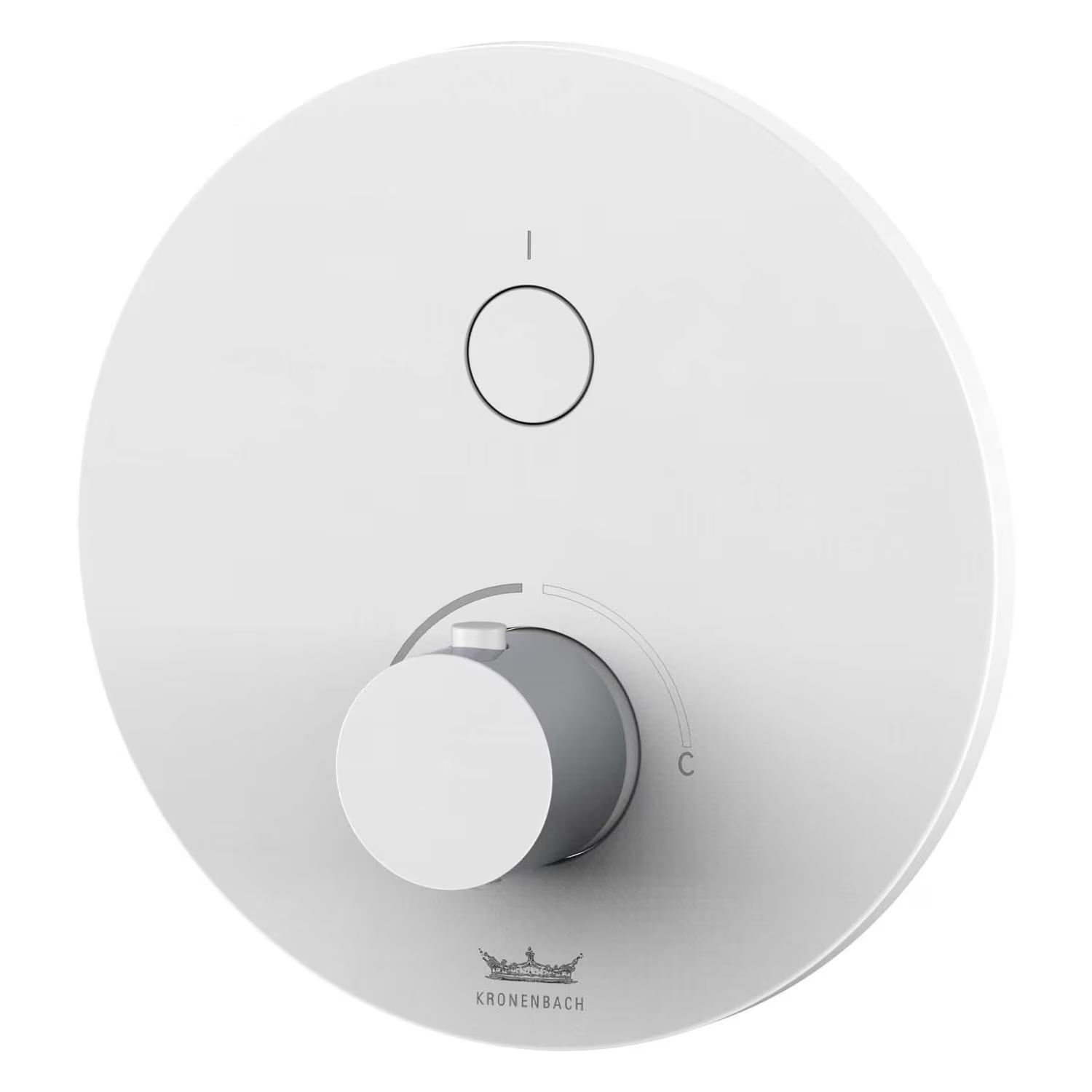 Kronenbach Smart Push zuhanycsaptelep süllyesztett fehér 19043001WM