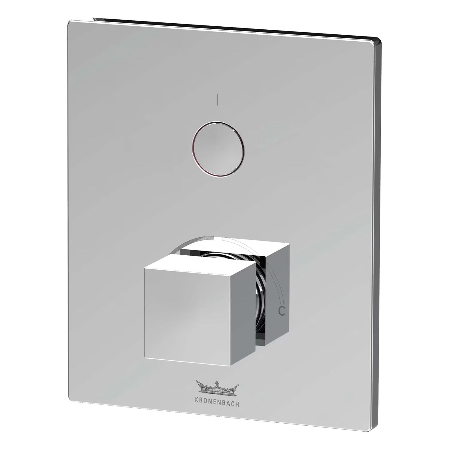 Kronenbach Smart Push zuhanycsaptelep süllyesztett króm 19045001CR