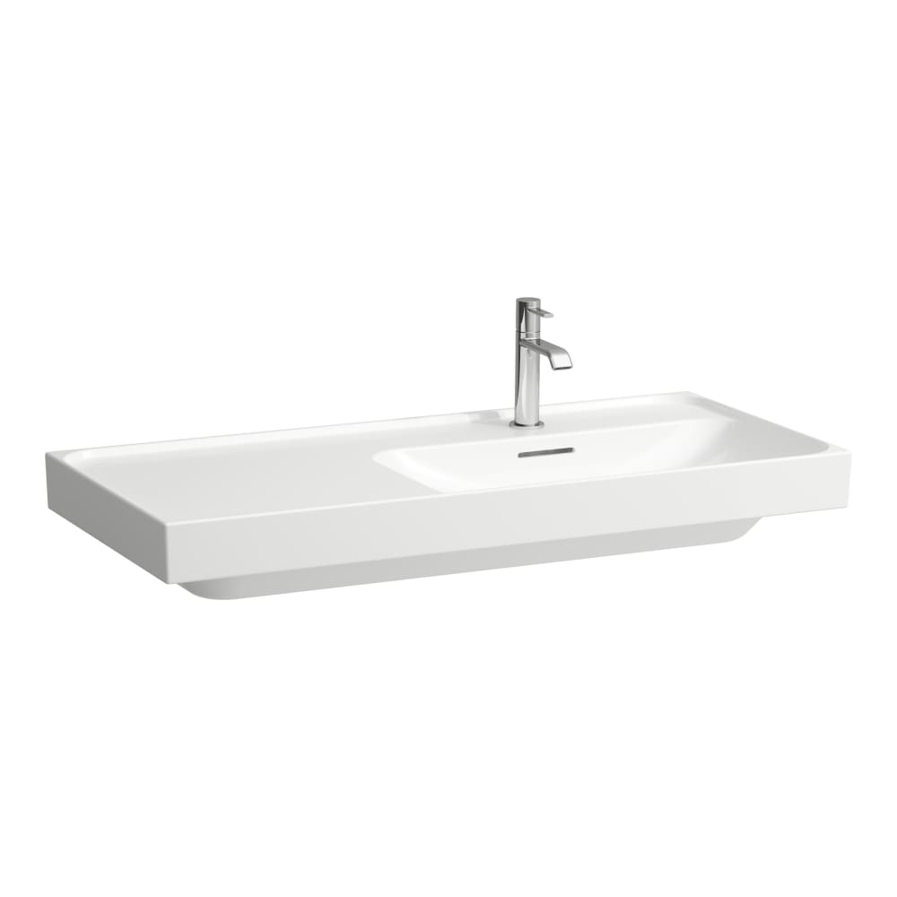 Laufen Meda mosdótál 100x46 cm négyszögletes beépíthető fehér fényes H8171170001091