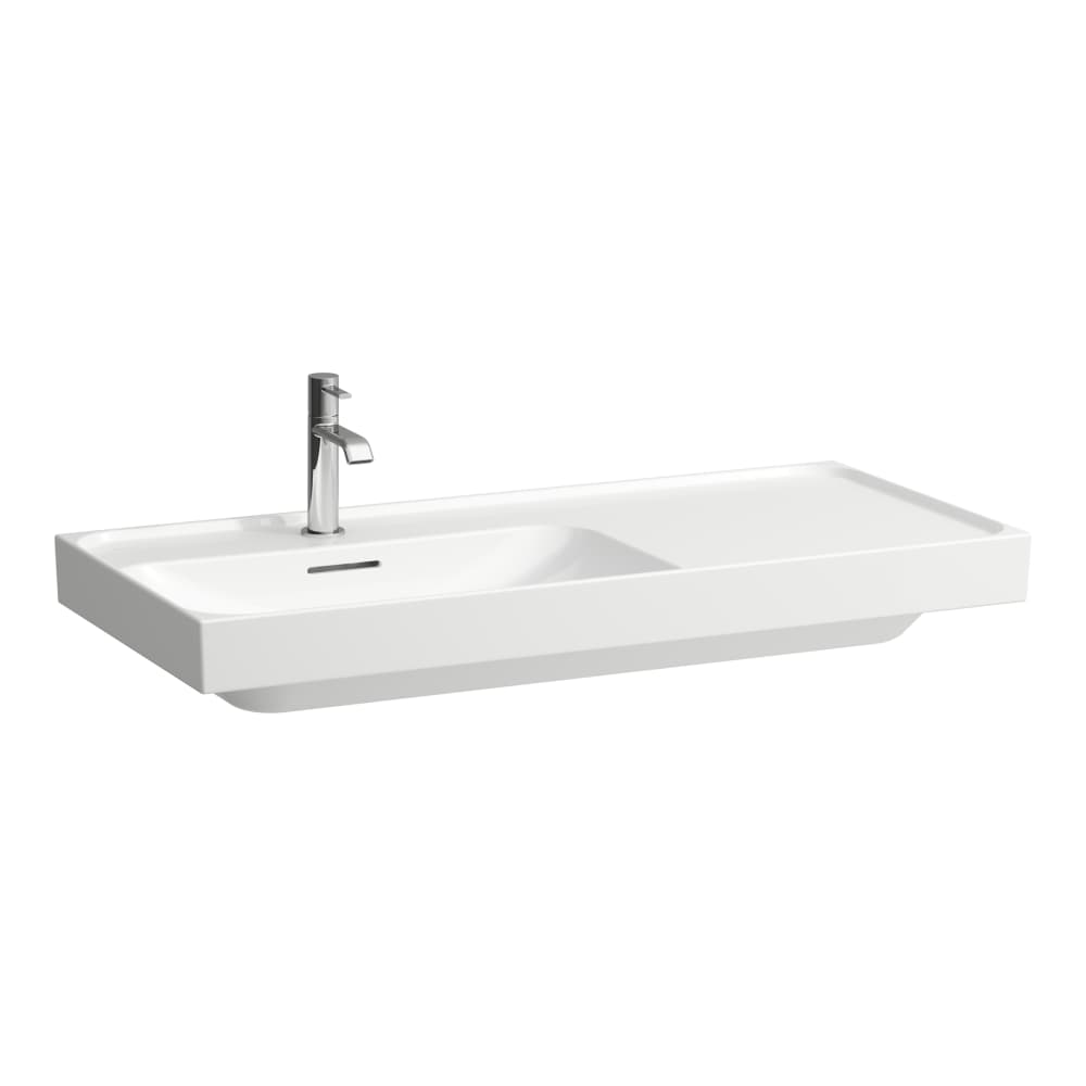 Laufen Meda mosdótál 100x46 cm négyszögletes beépíthető fehér fényes H8171180001041