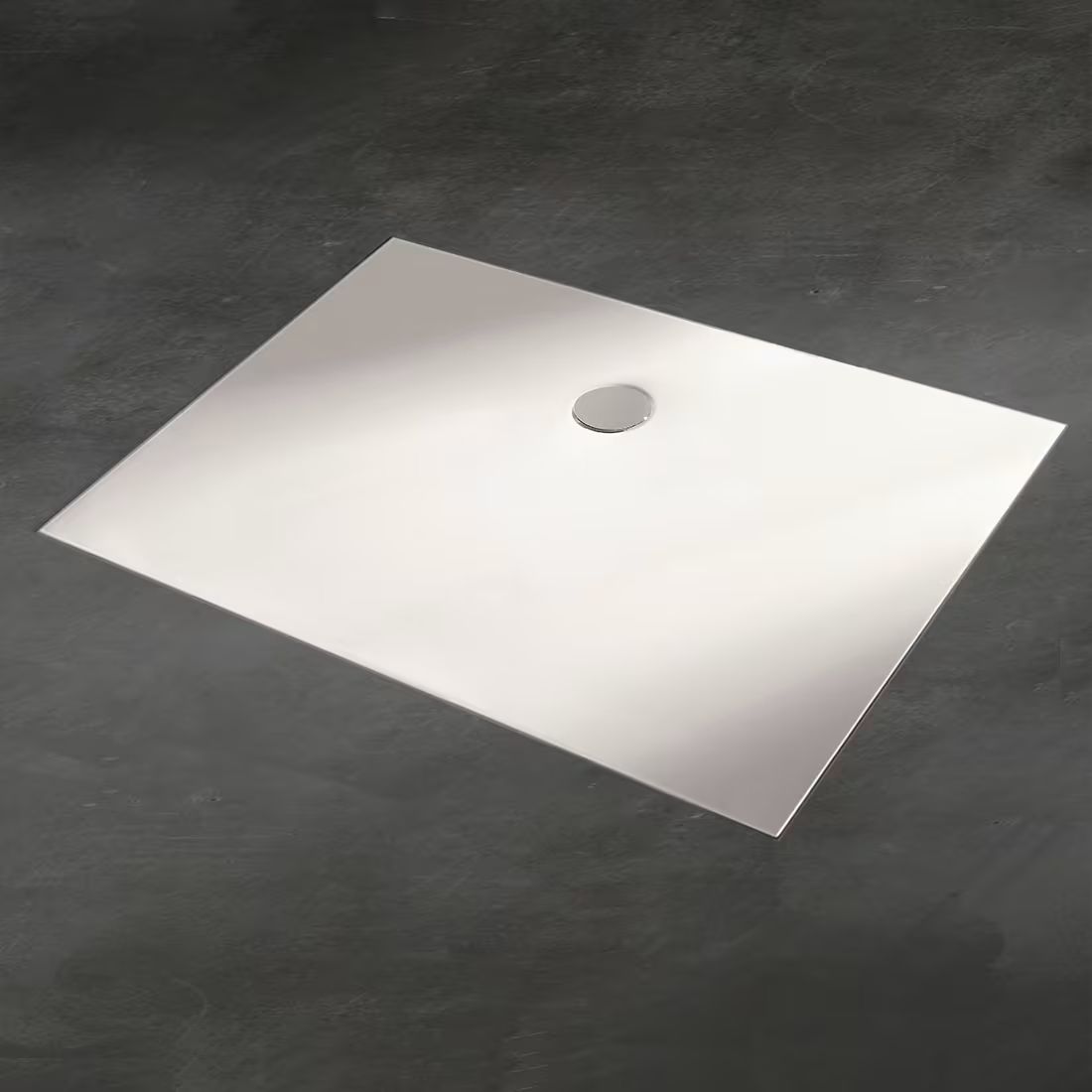 Kronenbach Cube téglalap alakú zuhanytálca 140x80 cm fehér KBMD1480