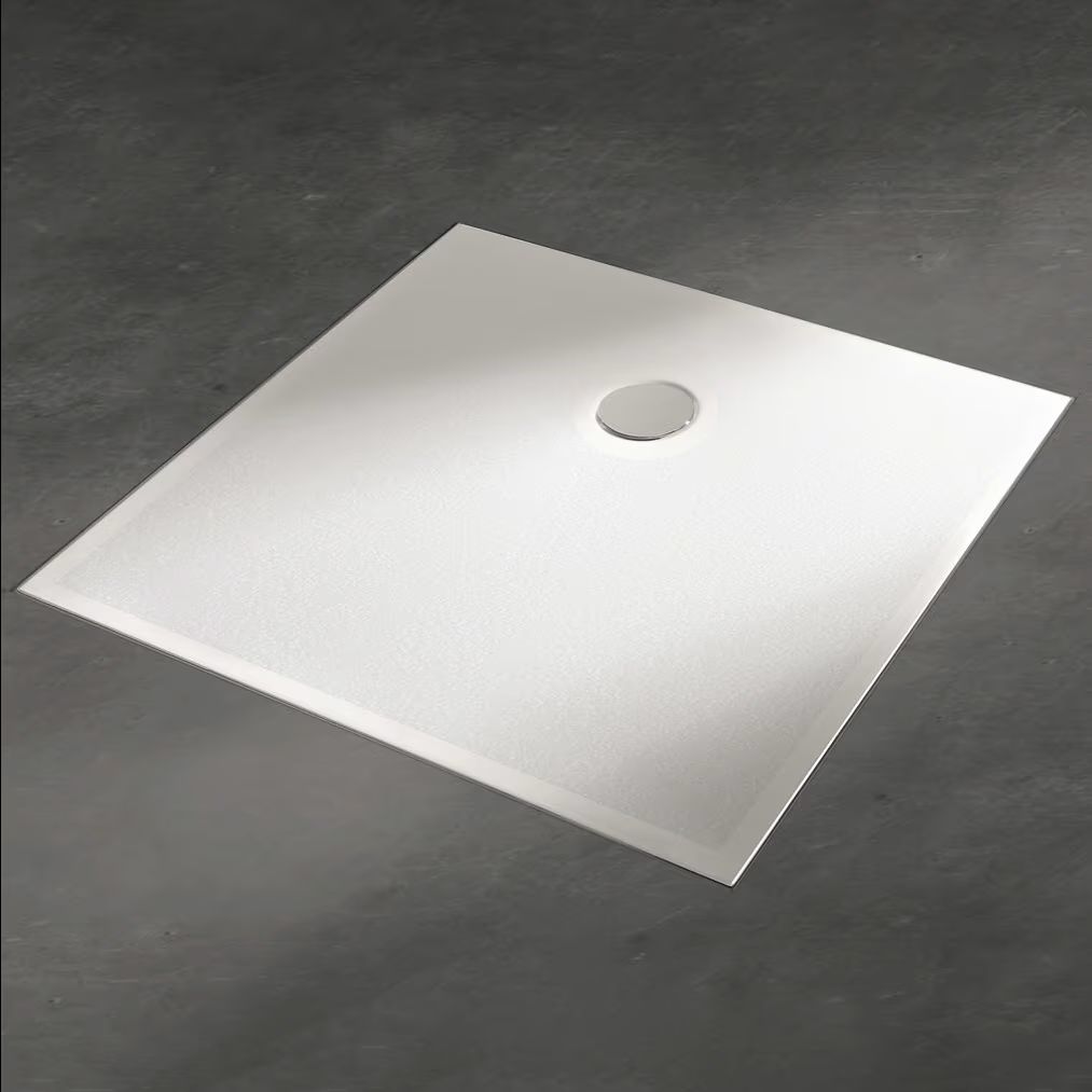 Kronenbach Cube négyzet alakú zuhanytálca 80x80 cm fehér KBMD8081AS