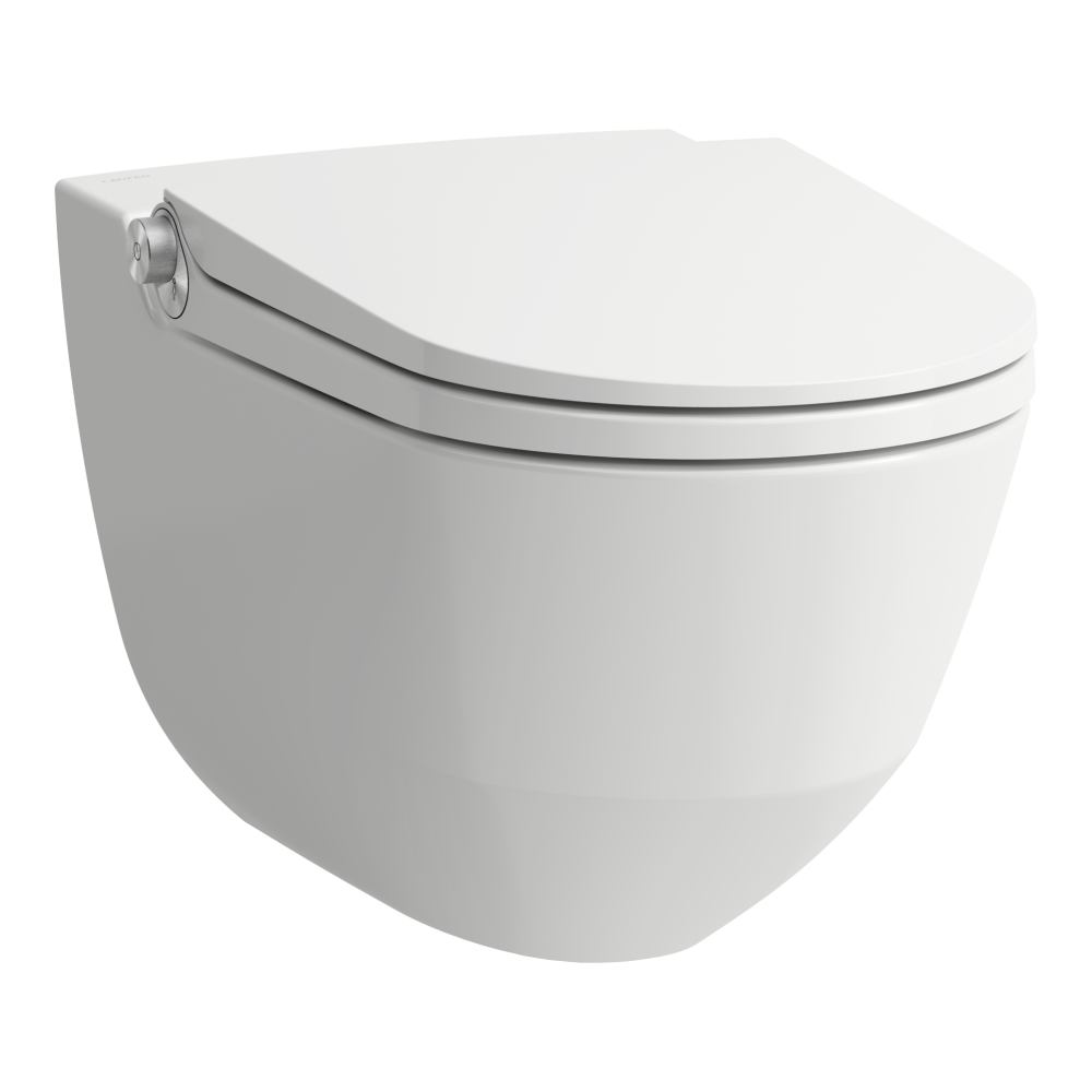 Laufen Riva bidéfunkciós wc függő perem nélkül fehér H8206914040001