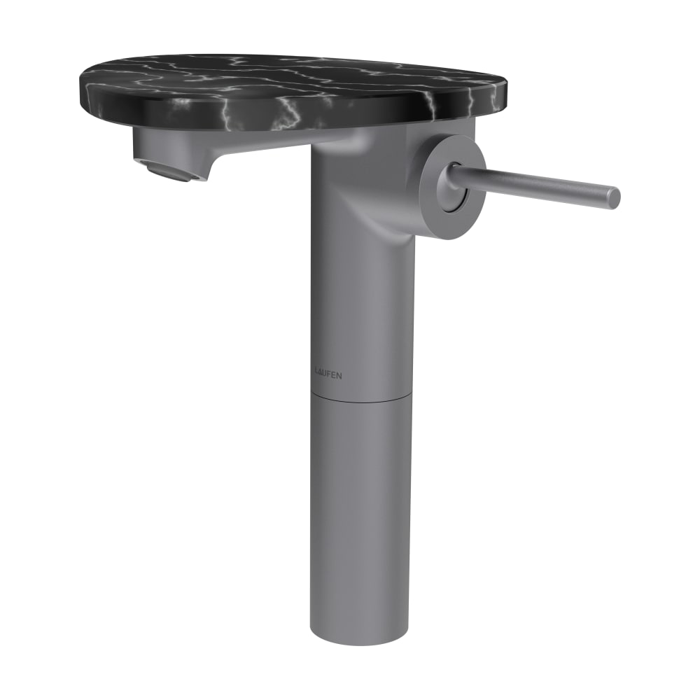 Laufen Ada mosdócsaptelep álló fekete-acél HF506714506060