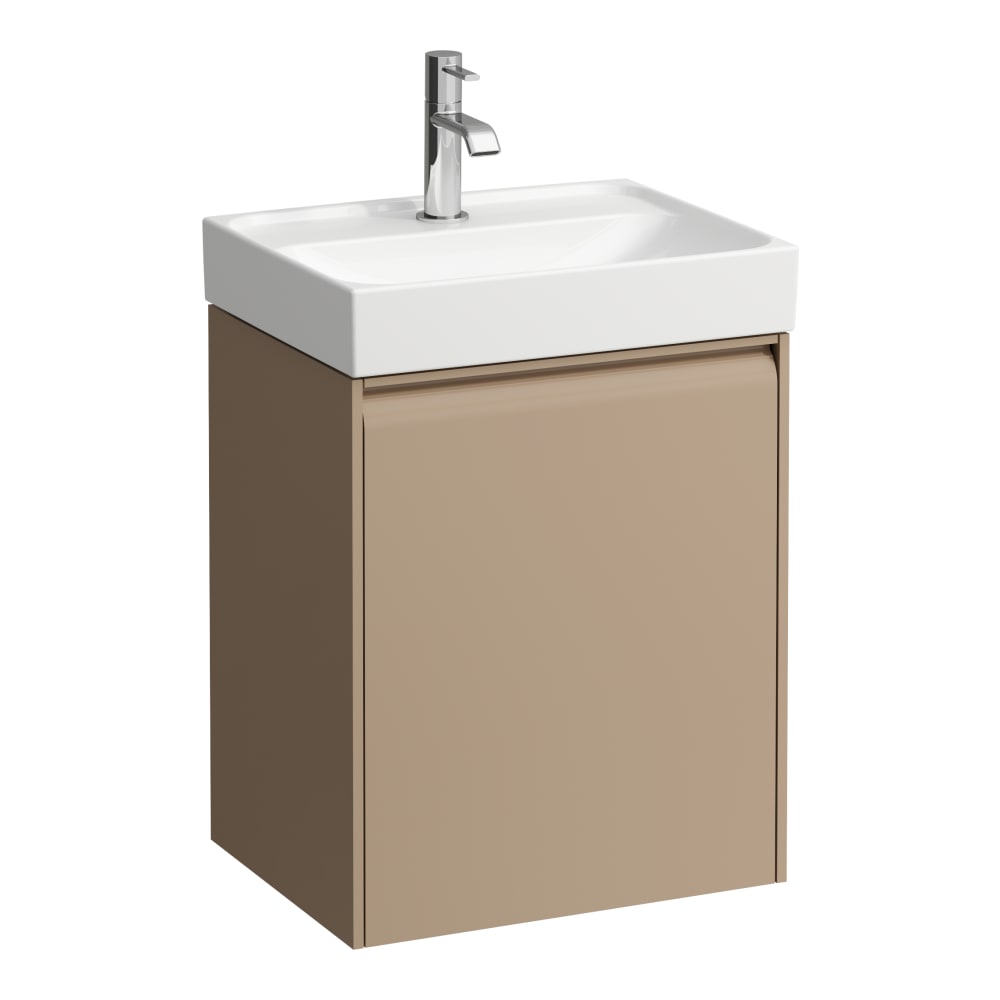 Laufen Meda szekrény 43.5x34x51.5 cm mosdókagyló alá akasztható cappucino H4215410114651