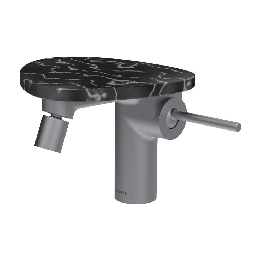 Laufen Ada bidé csaptelep álló fekete-fehér HF506710515060
