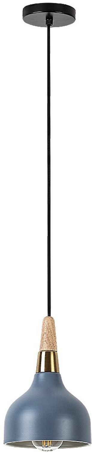 Rabalux Drusilla függőlámpa 1x40 W fekete-arany-szürke/hamvas-fa 72135