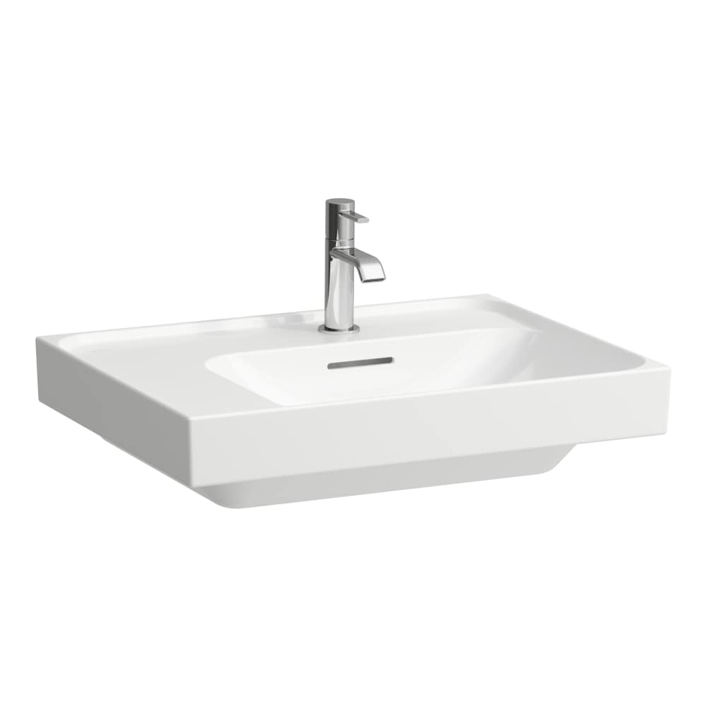 Laufen Meda mosdótál 60x46 cm négyszögletes beépíthető fehér fényes H8181124001041
