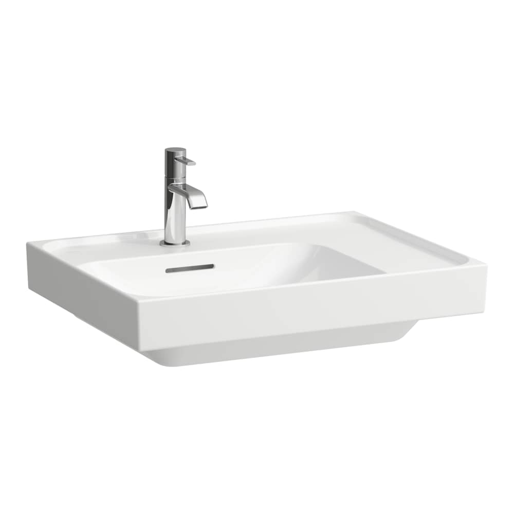 Laufen Meda mosdótál 60x46 cm négyszögletes beépíthető fehér fényes H8181110001091