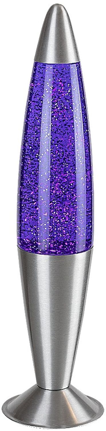 Rabalux Glitter2 asztali lámpa 1x25 W átlátszó-lila-ezüst 76115