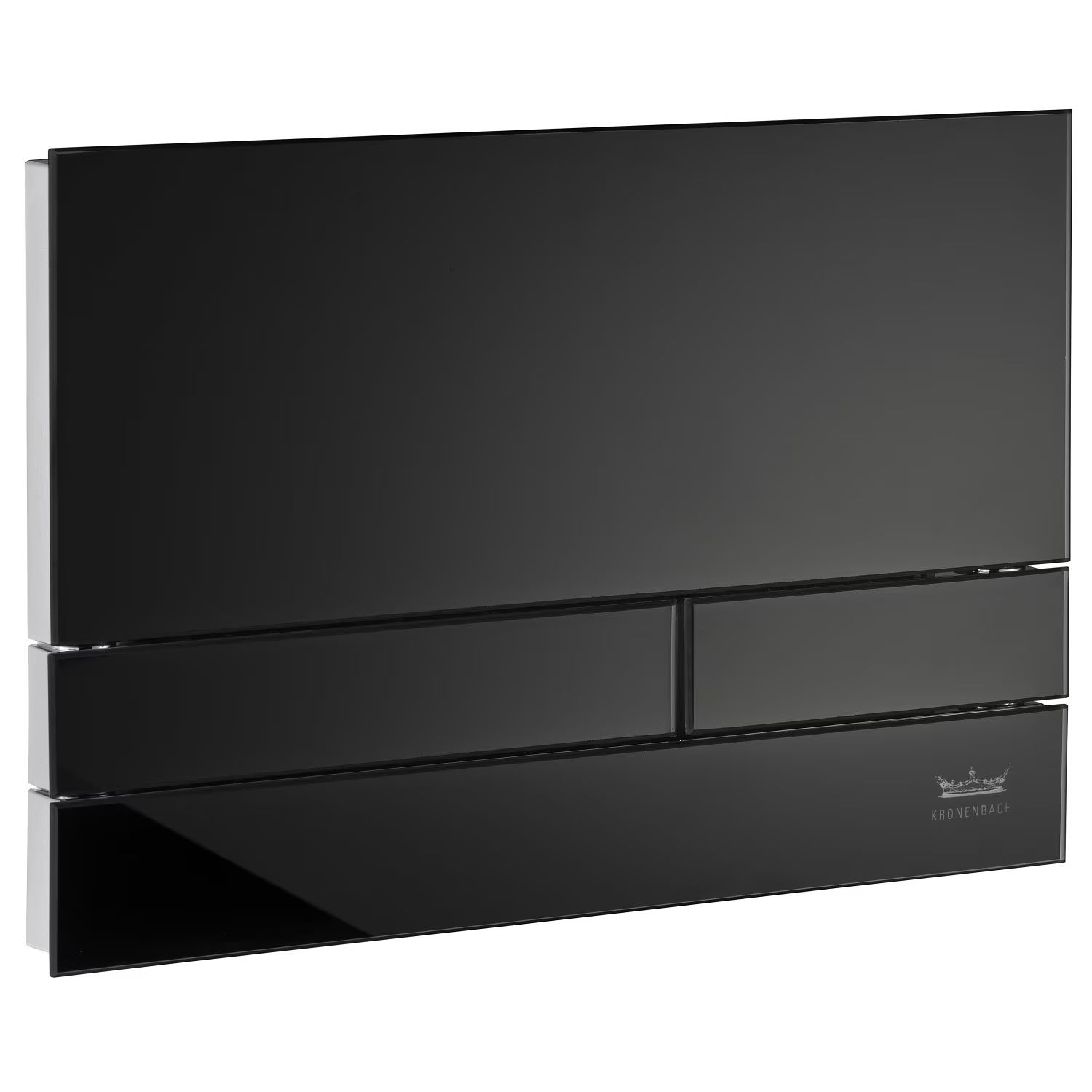 Kronenbach Plantec 2.0 öblítő gomb WC-hez fényezett króm-fekete KB1126041904
